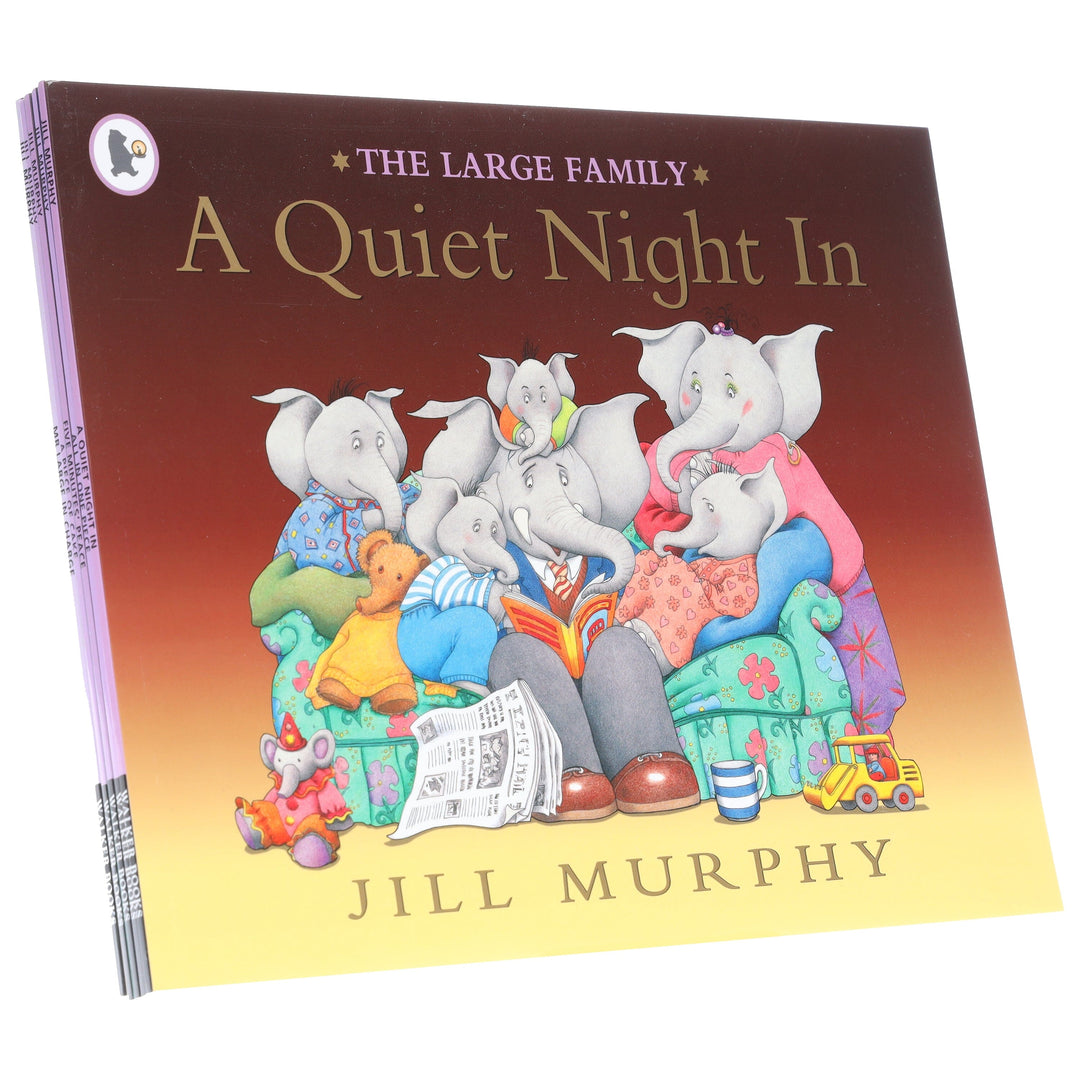 Large Family Series By Jill Murphy 5 Picture Books Collection Set - Ages 3+ - Paperback 5-7 Walker Books Ltd