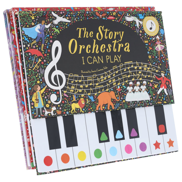 The Story Orchestra Series (I Can Play, The Nutcracker & Swan Lake) Learn 8 Easy Pieces From the Series! 3 Books Collection Set - Ages 4-7 - Hardback