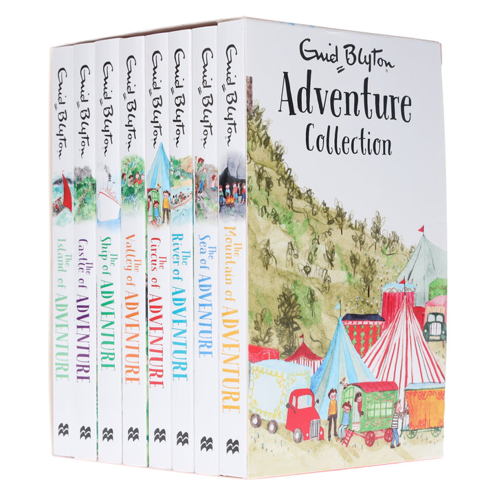 Enid Blyton Adventure Series (Mountain, Sea, River, Circus, Valley, Ship, Castle, Island) 8 Books Collection Box set - Ages 9-14 - Paperback
