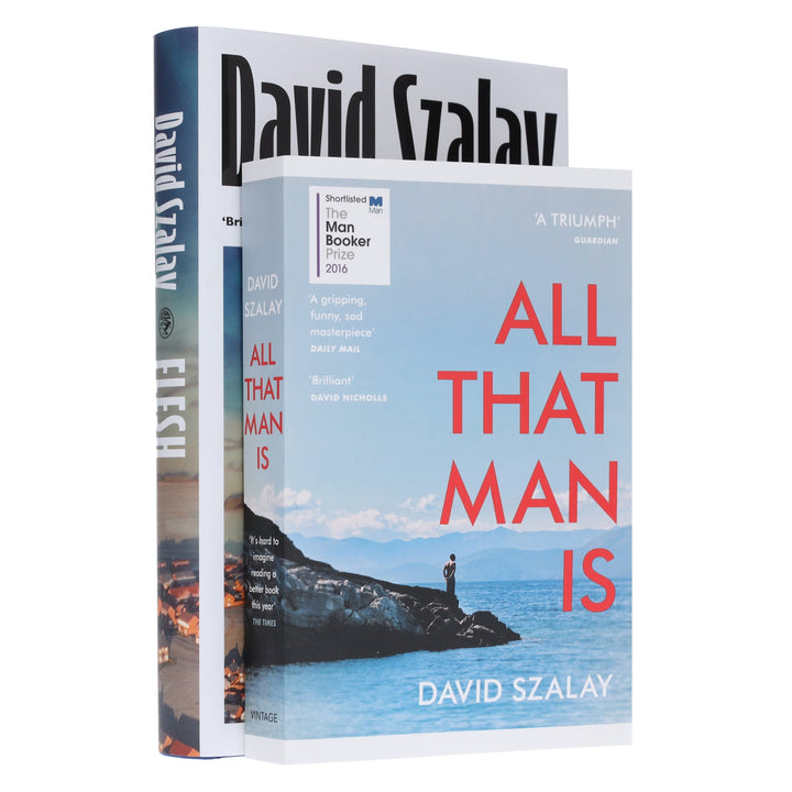 David Szalay Collection (All That Man Is & Flesh) 2 Books Set - Fiction - Paperback/Hardback