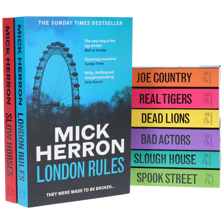 Slough House Series: Book 1-8 by Mick Herron Complete Collection 8 Books Set - Fiction - Paperback
