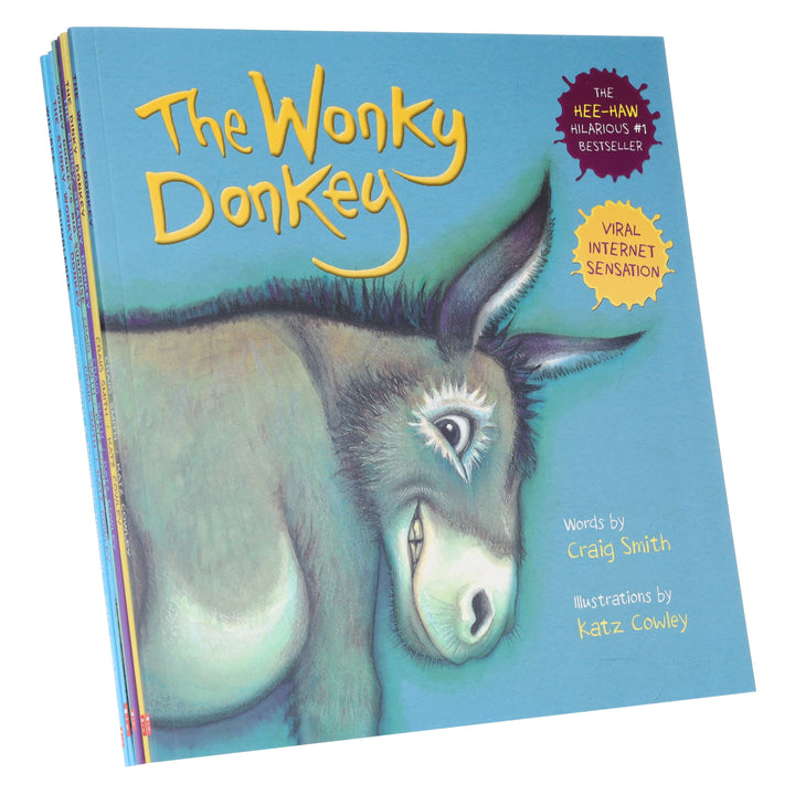 Wonky Donkey Series by Craig Smith & Maureen Thomson Illustrated 6 Books Collection Set - Ages 3+ - Paperback