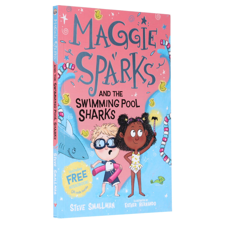 Maggie Sparks and the Swimming Pool Sharks (Maggie Sparks, Book 2) By Steve Smallman - Ages 5-7 - Paperback