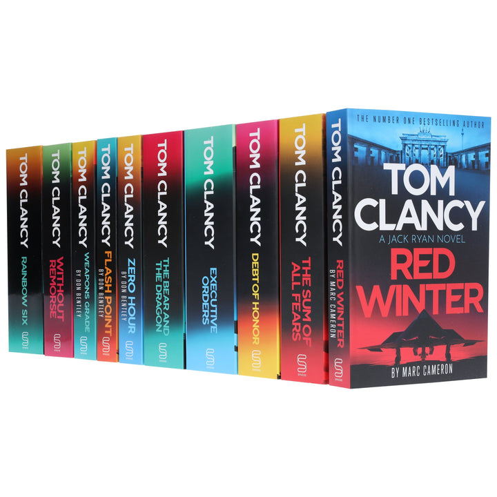 A Jack Ryan, JR & John Clark Novels by Tom Clancy 10 Books Collection Set - Fiction - Paperback