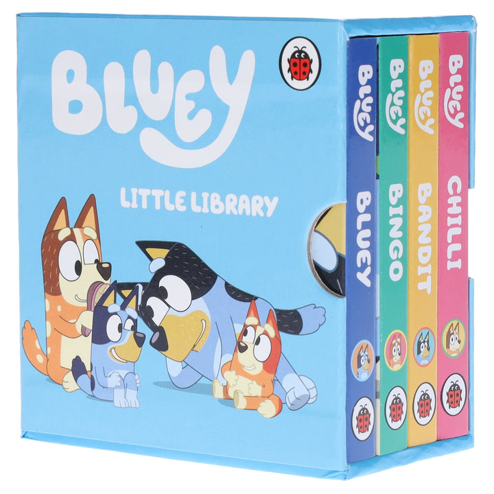 Bluey 4 Books (Bluey, Bingo, Bandit & Chilli) Collection Set - Ages 0-3 - Board Book