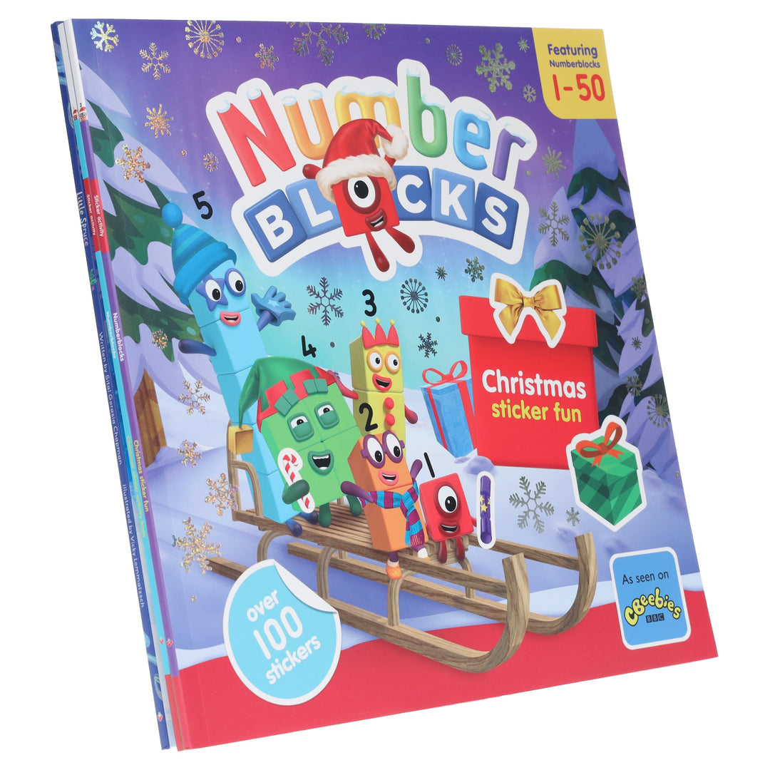 Numberblocks & Little Spruce Christmas Adventure Collection 3 Books Set - Ages 0-5 - Paperback
