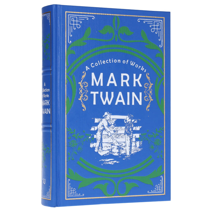 Mark Twain: A Collection of Works - Fiction - Hardback (Leather-bound)