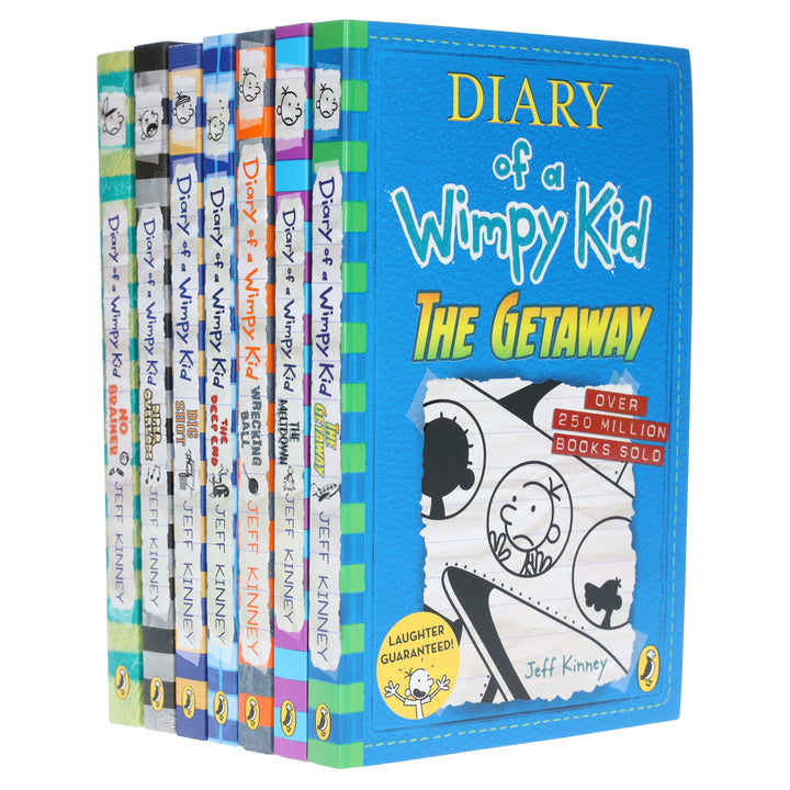 Diary of a Wimpy Kid (Book 12-18) By Jeff Kinney 7 Books Collection Set - Ages 7+ - Paperback