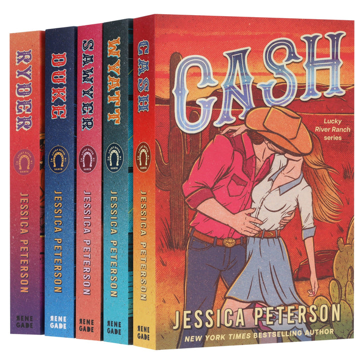Lucky River Ranch Series by Jessica Peterson 5 Books Collection Set - Fiction - Paperback