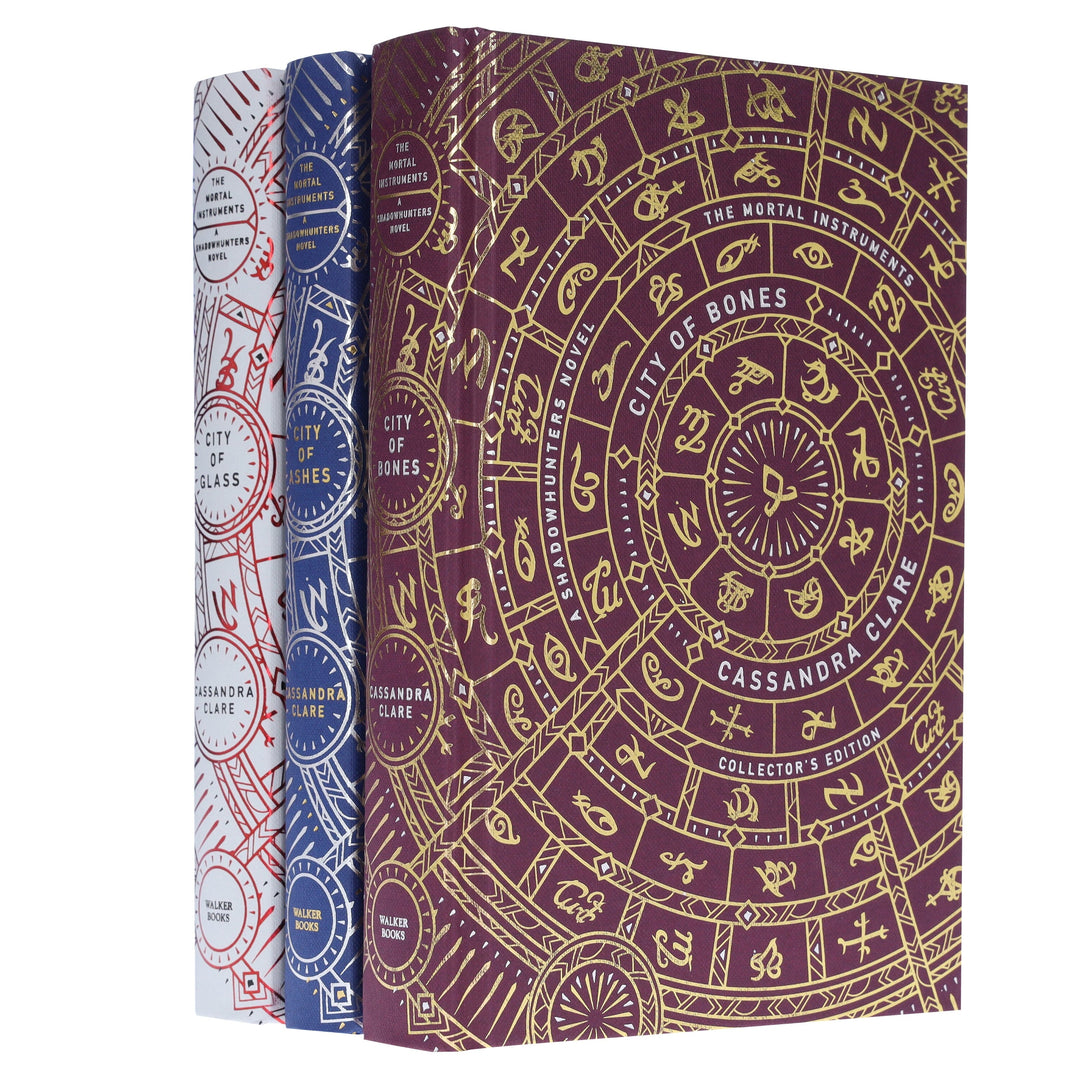 The Mortal Instruments by Cassandra Clare (A Shadowhunters Novel) 3 Book Collector's Edition Set - Ages 14+ - Hardback