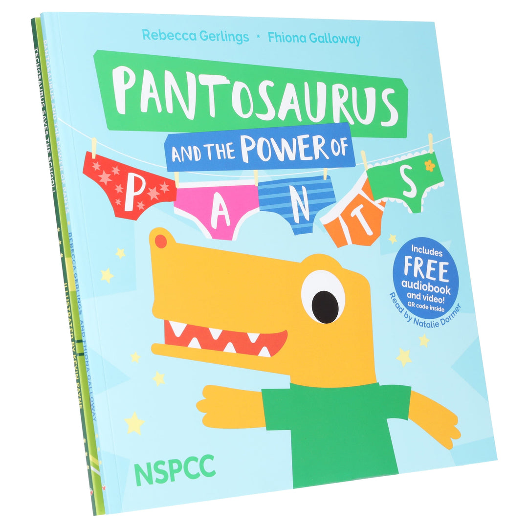 Pantosaurus and the Power of Pants & Techosaurus Saves the School!: 2 Picture Books Collection Set - Ages 3-5 - Paperback
