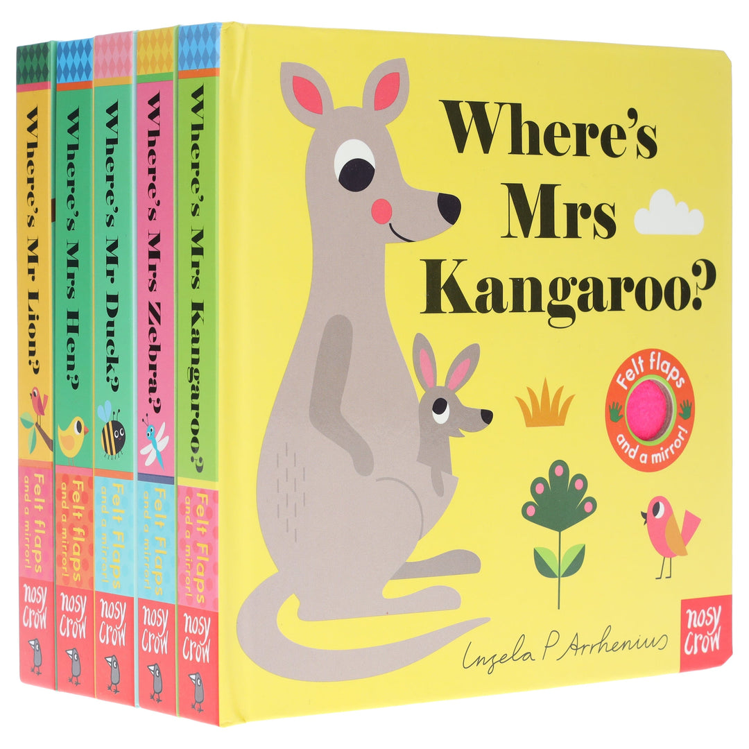 Felt Flaps: Where's Mr Series By Ingela P Arrhenius: 5 Books Collection Set - Ages 0-5 - Board Books