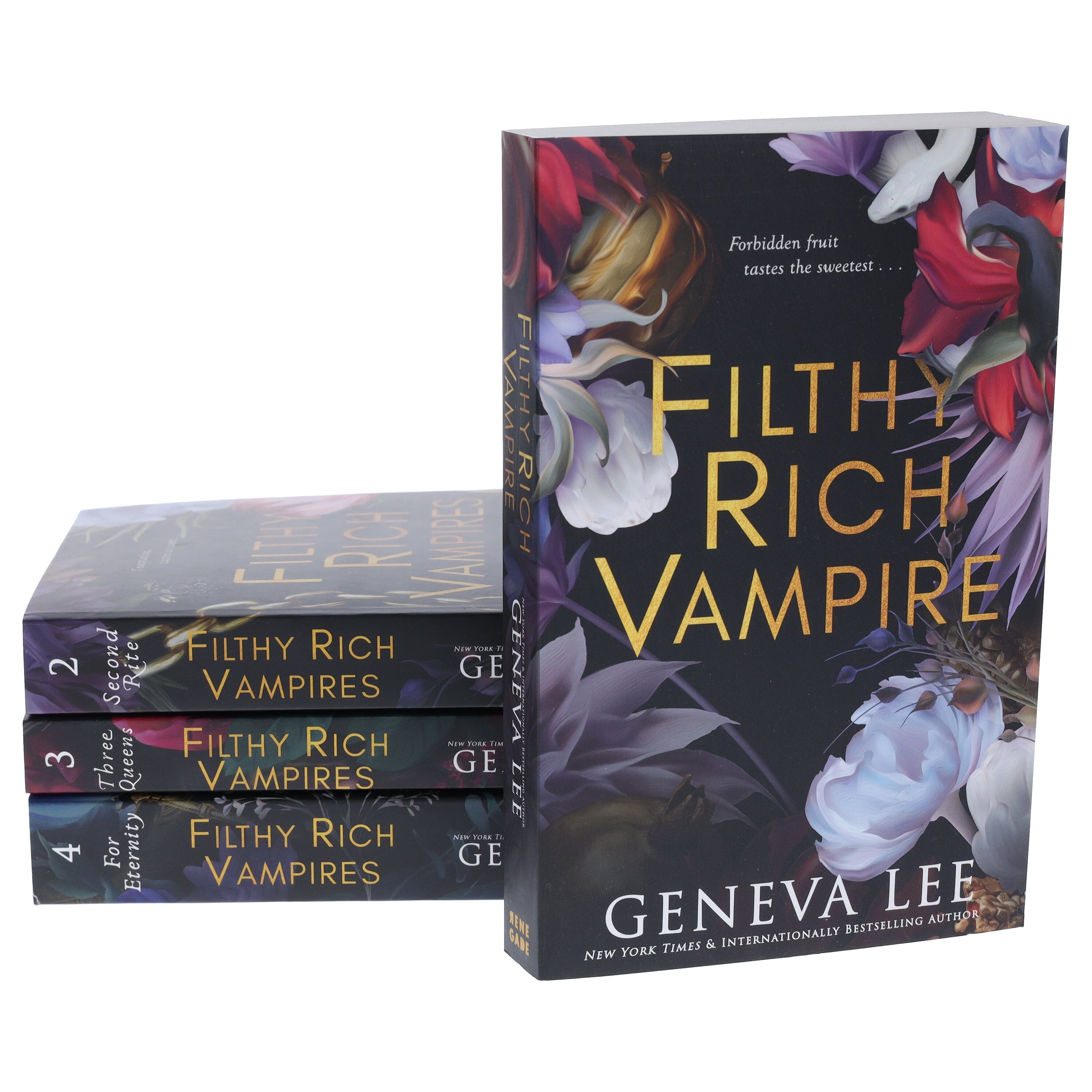 Filthy Rich Vampires Series By Geneva Lee 4 Books Collection Set