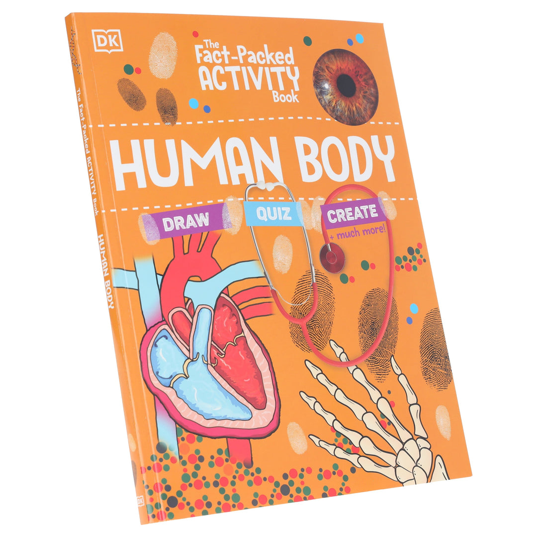 The Fact-Packed Activity Book: Human Body by DK - Ages 5+ - Paperback