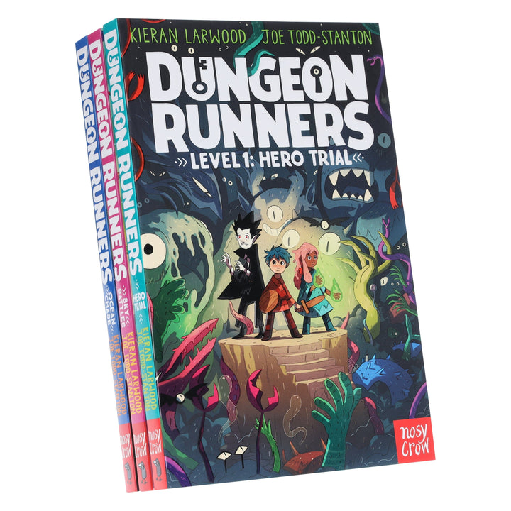 Dungeon Runners Series By Kieran Larwood: Illustrated 3 Books Collection Set - Ages 7-9 - Paperback