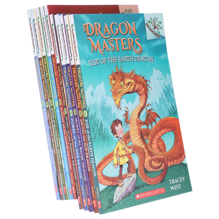 Dragon Masters Series (Book 1-10) By Tracey West 10 Illustrated Books Collection Set - Ages 6-9 - Paperback