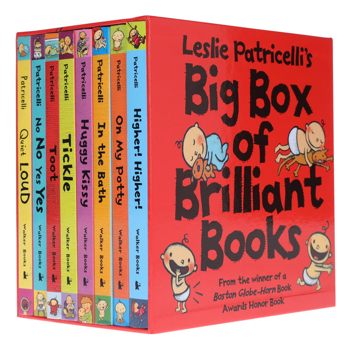 Leslie Patricelli's Big Box of Brilliant 8 Books Collection Box Set - Ages 1-3 - Board Book