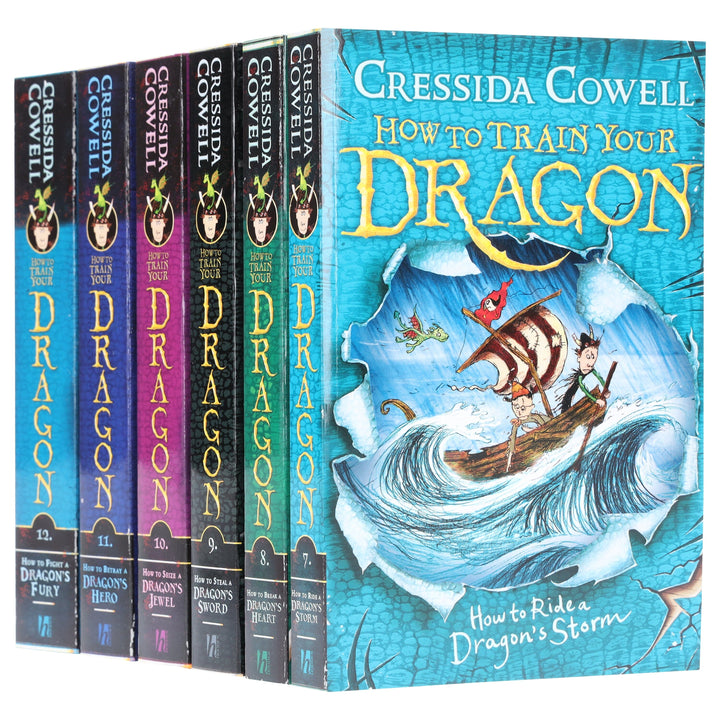 How To Train Your Dragon 6 Books (7-12) by ‎Cressida Cowell - Ages 9-14 - Paperback
