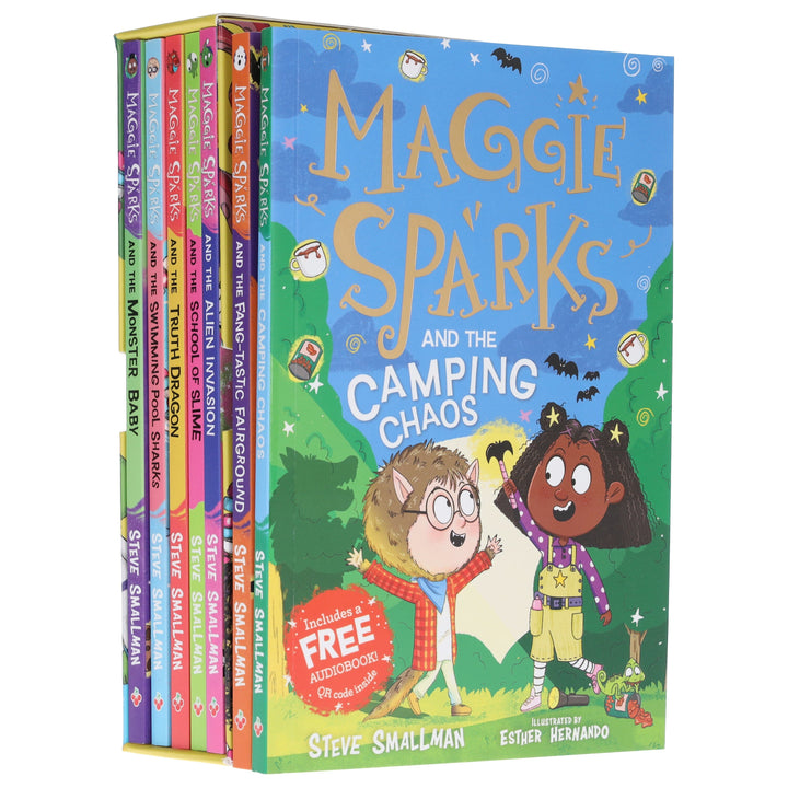 Maggie Sparks Series By Steve Smallman: 7 Books Collection Set With Free Audio Books - Ages 5-7 - Paperback