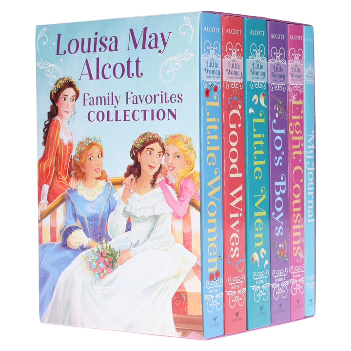 Louisa May Alcott Family Favorites Collection 6 Books Box Set - Ages 8-12 - Paperback