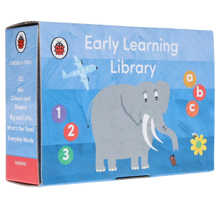 Ladybird Early Learning Library: 6 Books Collection Box Set - Ages 3+ - Hardback