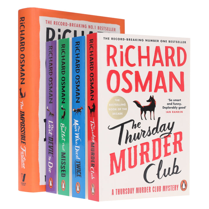 Thursday Murder Club Mysteries By Richard Osman 5 Books Collection Set - Fiction - Paperback/Hardback