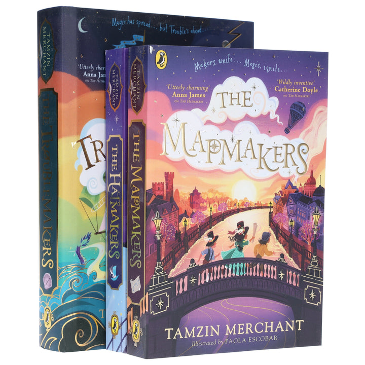 The Hatmakers Series By Tamzin Merchant 3 Books Collection Set - Ages 8-13 - Paperback/Hardback