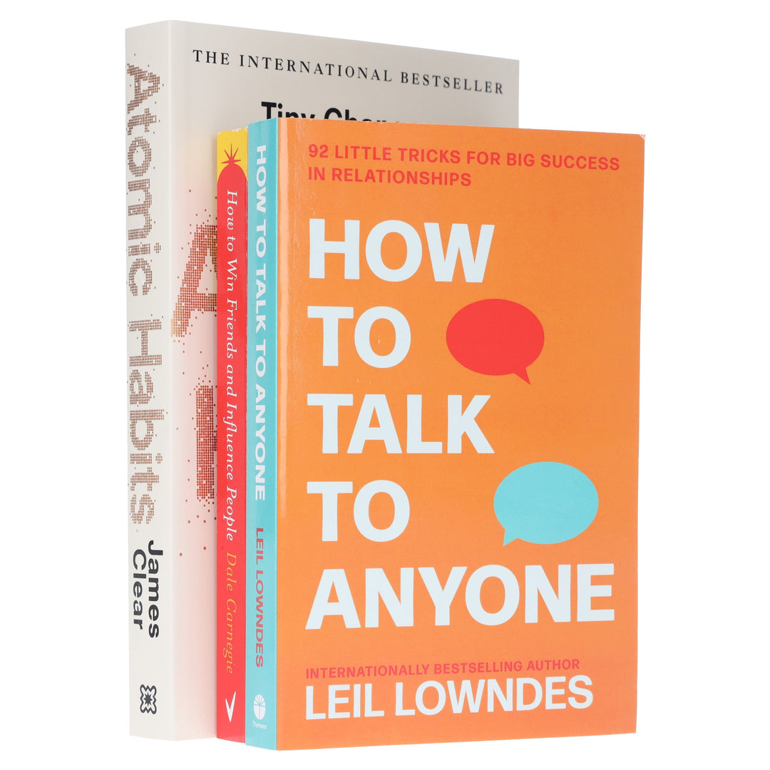 Atomic Habits, How To Talk To Anyone & How to Win Friends and Influence People: 3 Books Collection - Non Fiction - Paperback