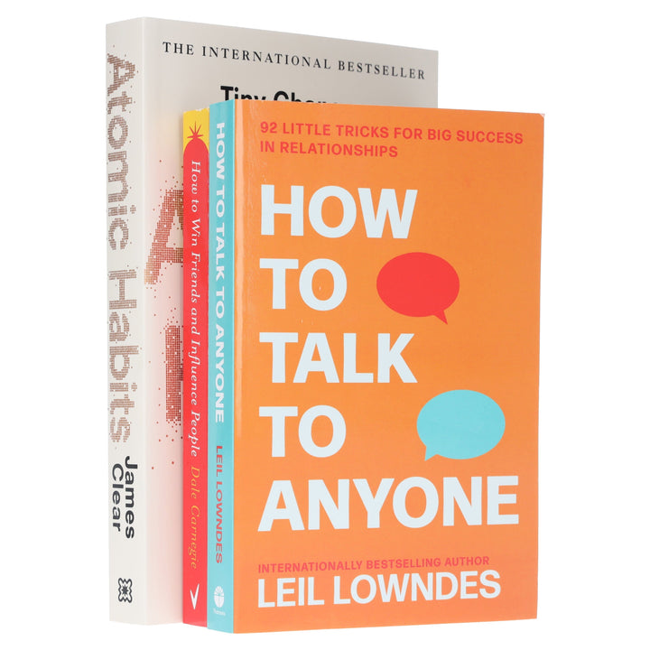 Atomic Habits, How To Talk To Anyone & How to Win Friends and Influence People: 3 Books Collection - Non Fiction - Paperback