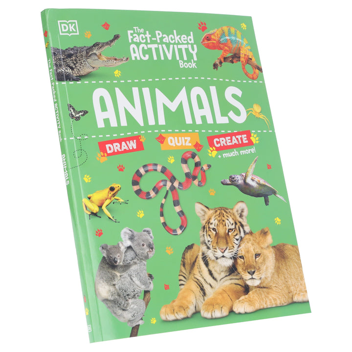 The Fact-Packed Activity Book: Animals by DK - Ages 5+ - Paperback