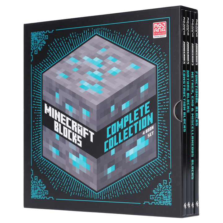 Minecraft Blocks Complete Collection 4 Books Box Set by Mojang AB - Ages 8+ - Paperback