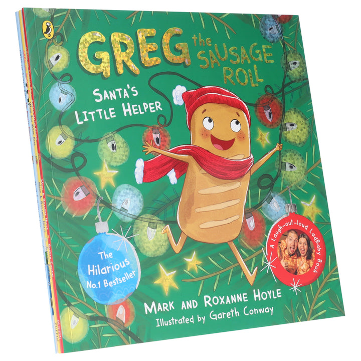 Greg the Sausage Roll Collection Illustrated 3 Books Set By Mark & Roxanne Hoyle - Age 3-9 - Paperback