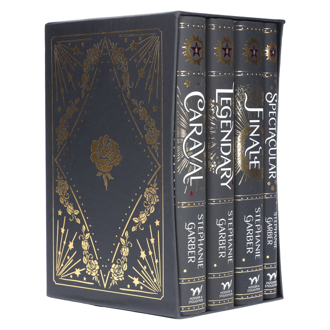 The Return To Caraval by Stephanie Garber Limited Edition With Red Sprayed Edges: Complete Collection 4 Books Box Set - Ages 14+ - Hardback