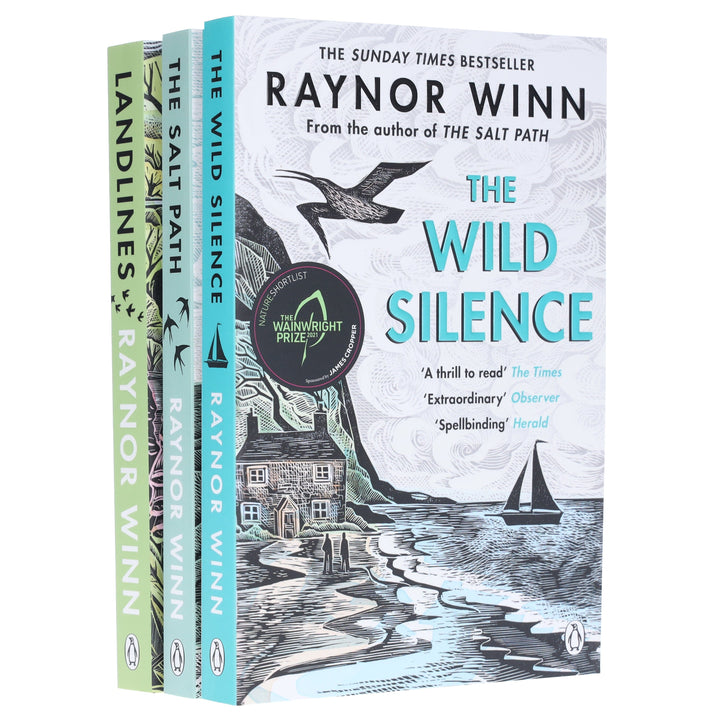 Raynor Winn Collection (The Wild Silence, The Salt Path & Landlines) 3 Books Set - Non Fiction - Paperback