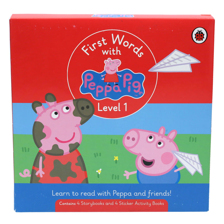 First Words with Peppa Pig (Level 1) 8 Books Collection Box Set - Ages 4-6 - Paperback