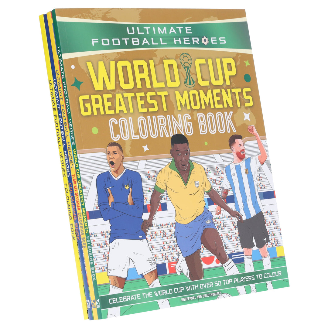 Ultimate Football Heroes Colouring Collection 4 Books Set - Ages 7+ - Paperback