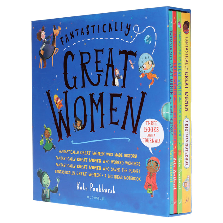 Fantastically Great Women By Kate Pankhurst 4 Books Collection Box Set - Ages 7-9 - Hardback