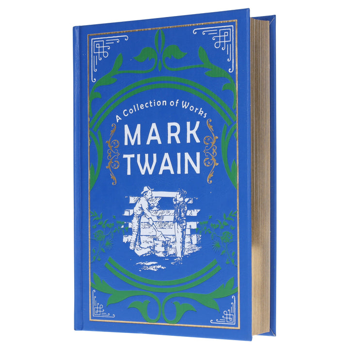 Mark Twain: A Collection of Works - Fiction - Hardback (Leather-bound)