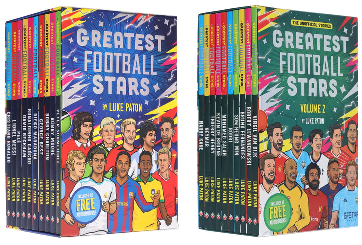 The Greatest Football Stars (Vol 1-2) by Luke Paton 20 Books Collection Set - Ages 7+ - Paperback