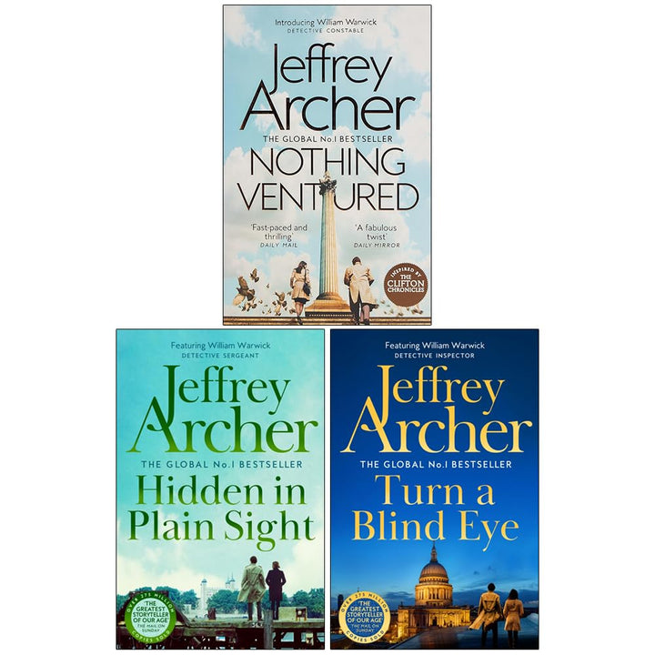 William Warwick Thriller Novels By Jeffrey Archer: 3 Books Collection Set - Fiction - Paperback