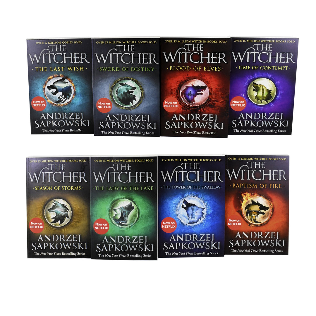 The Witcher Series 8 Book Collection By Andrzej Sapkowski - Fiction - Paperback Fiction Gollancz