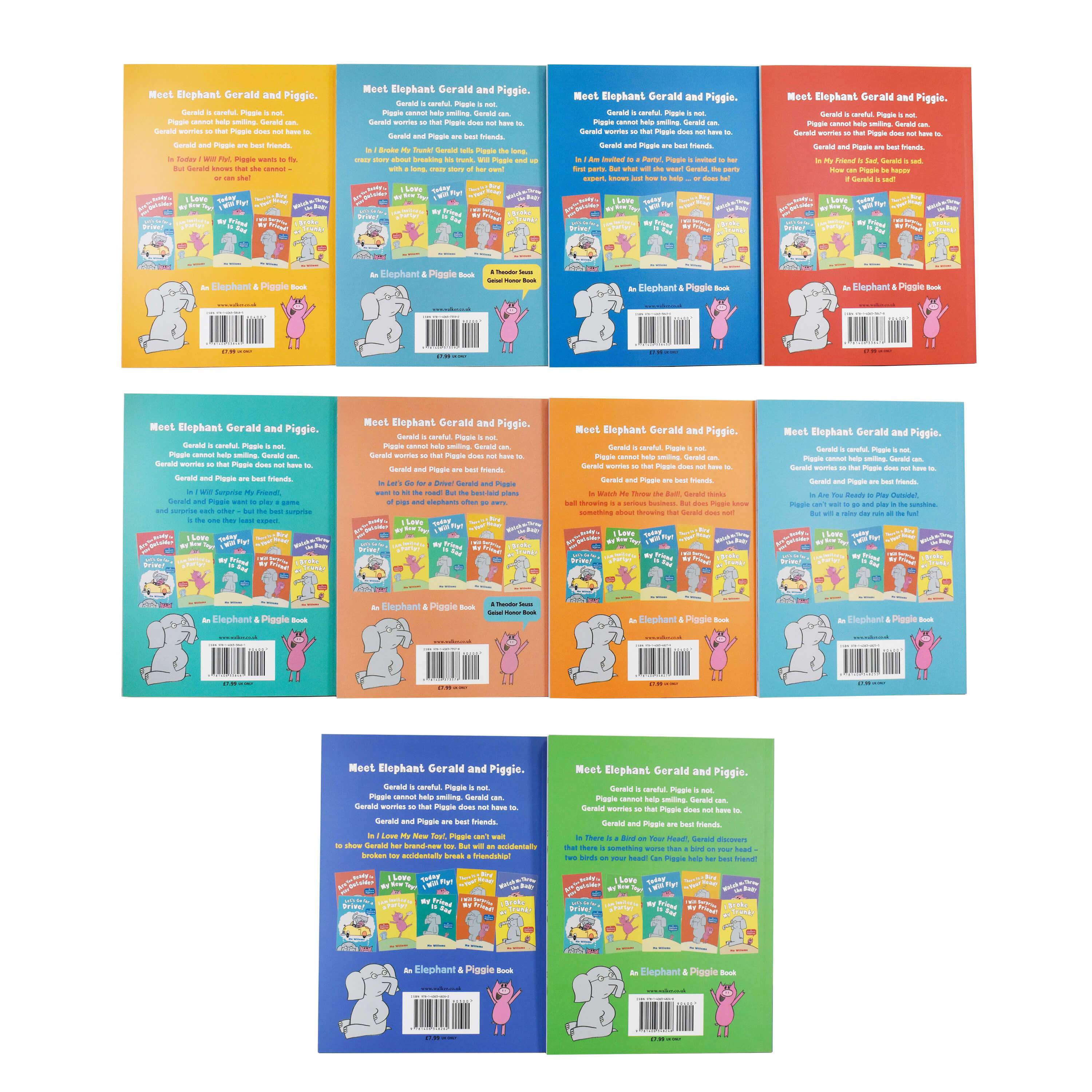 【英語教育】Elephant & Piggie 絵本10冊セット World of Elephant & Piggie Series - Mo Willems – American Bookworm