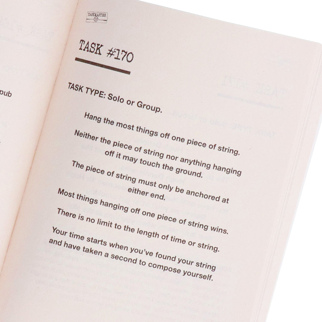 Taskmaster by Alex Horne: 220 Extraordinary Tasks for Ordinary People - Non Fiction - Paperback