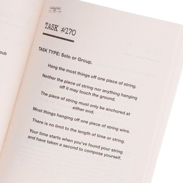 Taskmaster by Alex Horne: 220 Extraordinary Tasks for Ordinary People - Non Fiction - Paperback