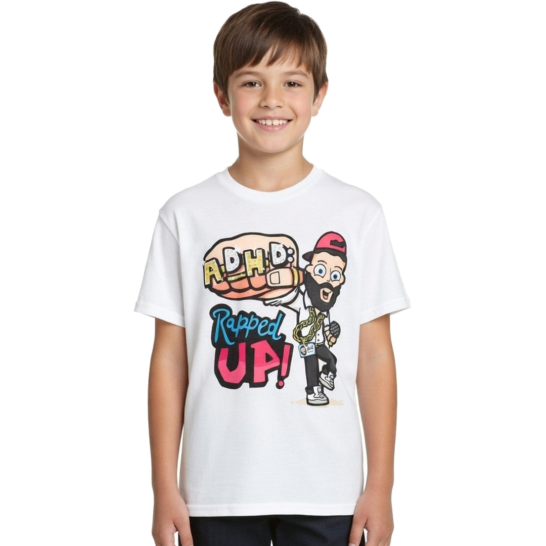 ADHD: Rapped Up! by Jamie Gilbert 'Mr G' Official Graphic Kids T-Shirt (Unisex)