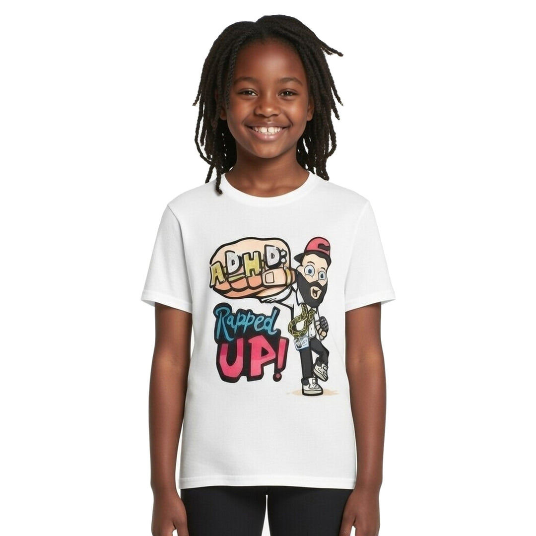 ADHD: Rapped Up! by Jamie Gilbert 'Mr G' Official Graphic Kids T-Shirt (Unisex)