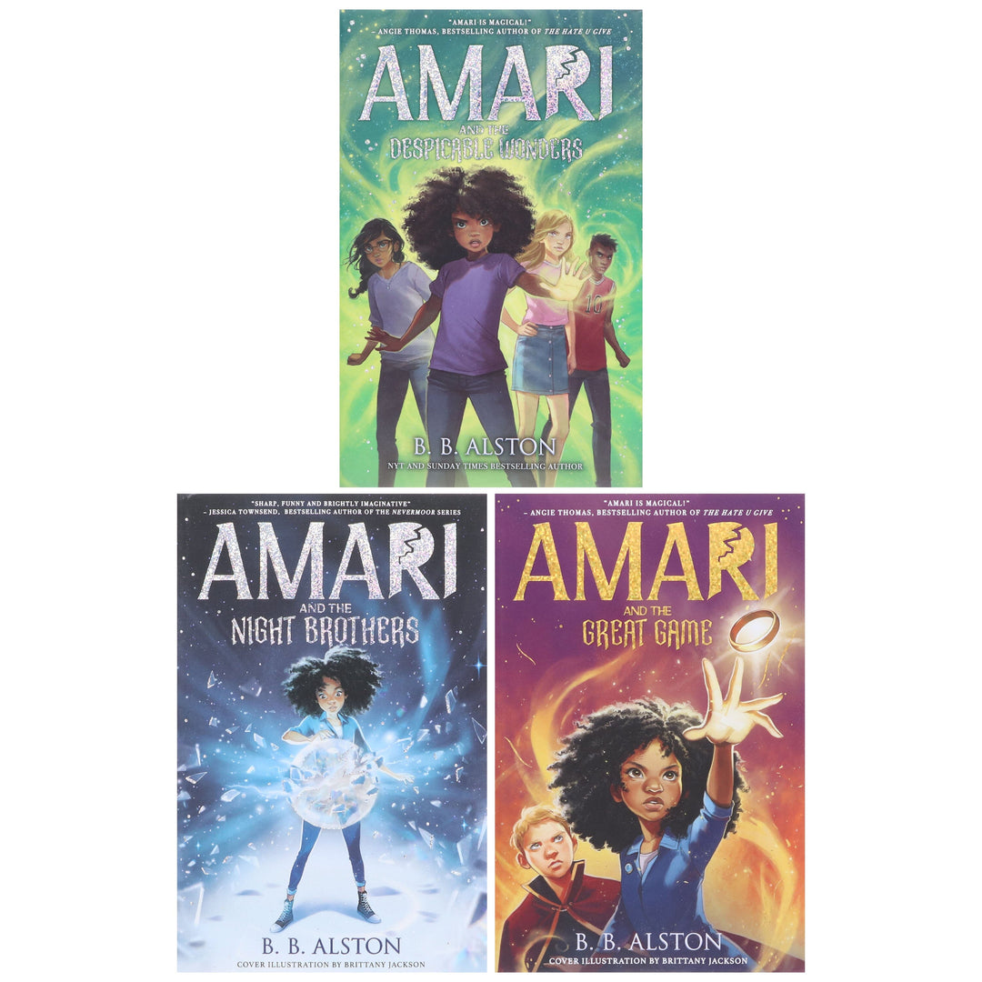 Amari and the Night Brothers Series by B. B. Alston 3 Books Collection Set - Ages 8+ - Paperback