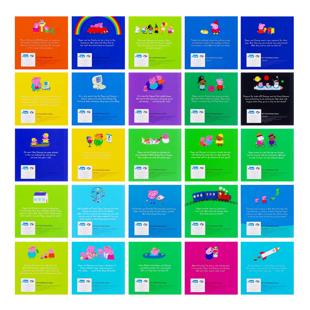 The Ultimate Peppa Pig Collection 50 Books Box Set By Ladybird - Ages 5+ - Hardback