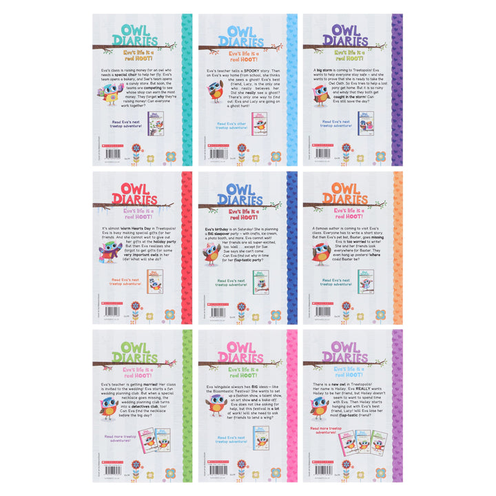 Owl Diaries Series By Rebecca Elliott: illustrated 18 Books Collection Box Set - Ages 5+ - Paperback
