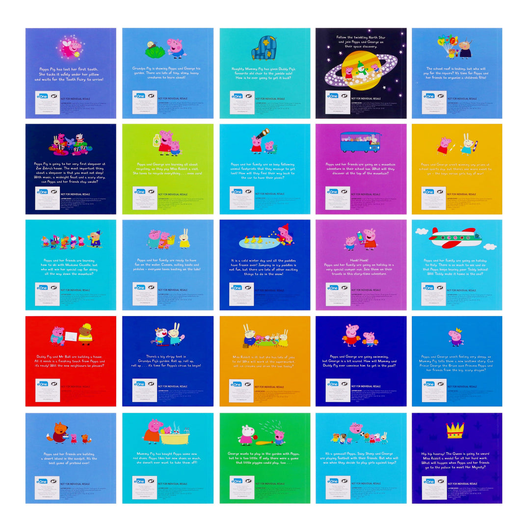 The Ultimate Peppa Pig Collection 50 Books Box Set By Ladybird - Ages 5+ - Hardback